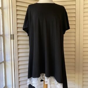 Sanifer Tunic Length Knit Top